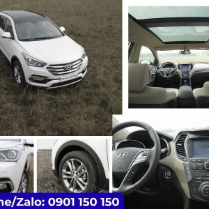 Thuê xe tự lái Santafe 2018 Đà Nẵng