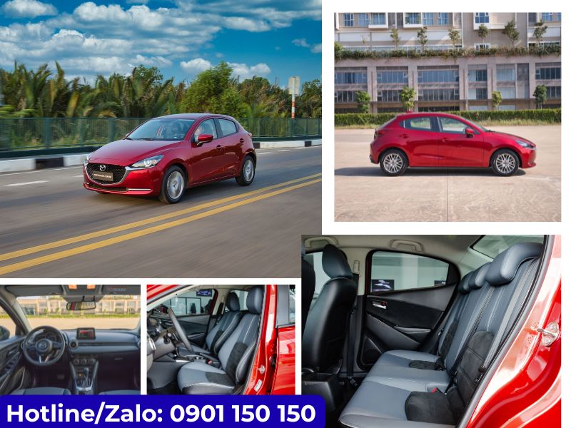 Thuê xe tự lái Mazda2 2021 tại Đà Nẵng
